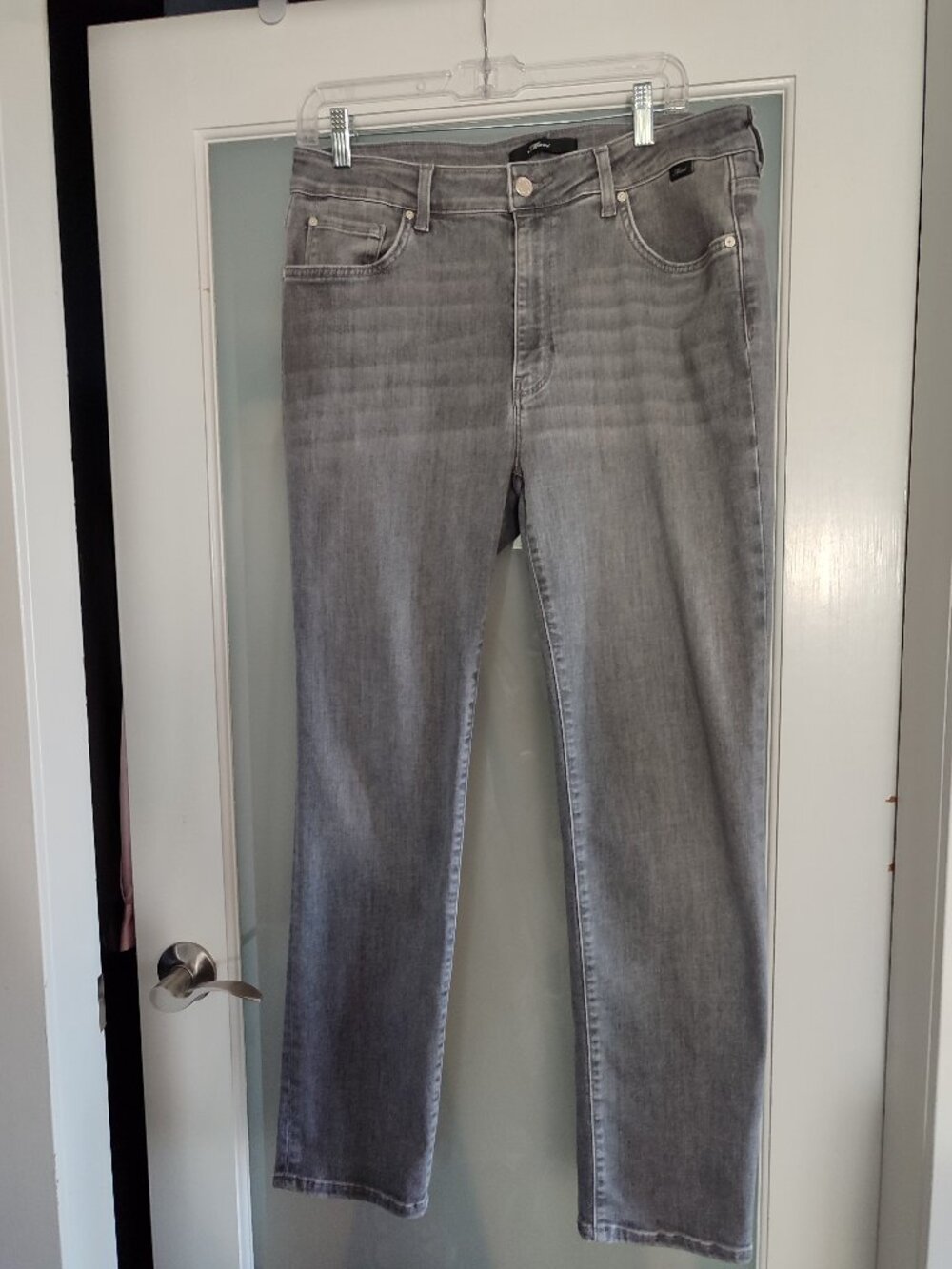 EUC Mavi Kathleen Women High-Rise Slim Boyfriend Jeans  Washed  Grey